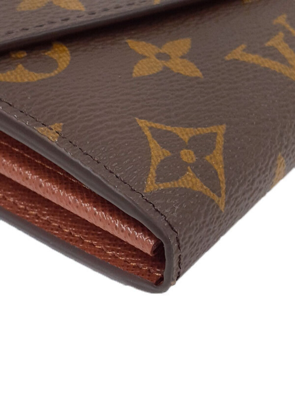 Louis Vuitton fold Monogram Sarah Long Portefeuille Wallet Bi - Picture 4 of 5
